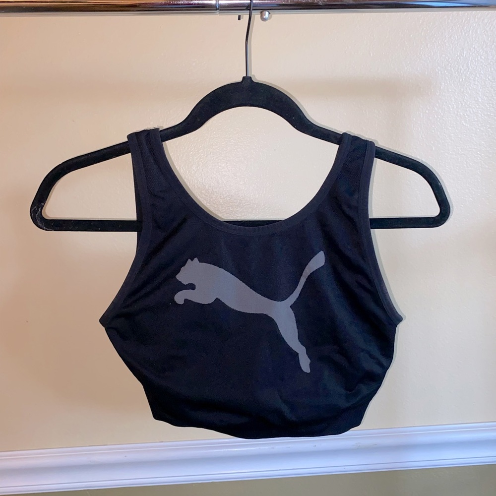 Black Puma sports bra